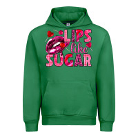 Emerald Lips like sugar Valentine's Day Urban Hoodie - HowdyJamesFarm