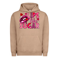 Pigment Burro Lips like sugar Valentine's Day Urban Hoodie - HowdyJamesFarm