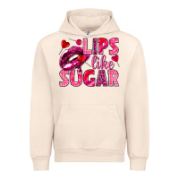 Sandshell Lips like sugar Valentine's Day Urban Hoodie - HowdyJamesFarm