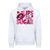 White Lips like sugar Valentine's Day Urban Hoodie - HowdyJamesFarm