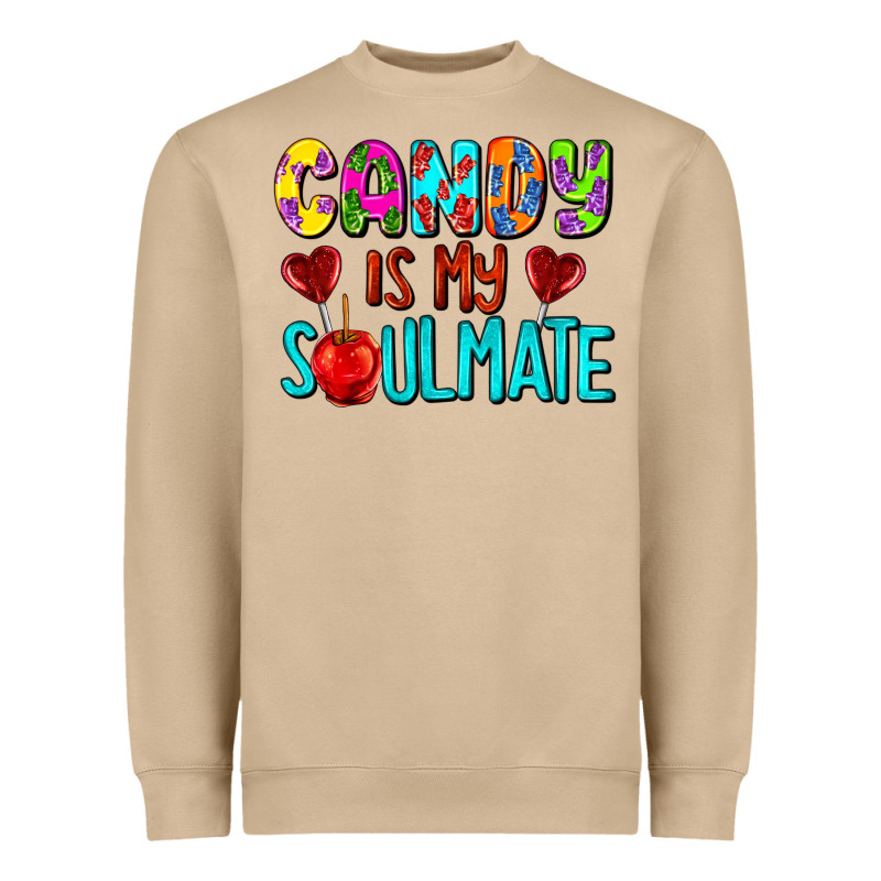 Candy Is My Soulmate Heavyweight Sweatshirt by AdoDesignShop | Teevron