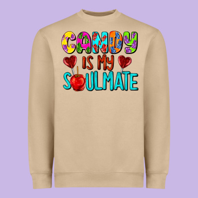 Candy Is My Soulmate Heavyweight Sweatshirt Designed By Adodesignshop