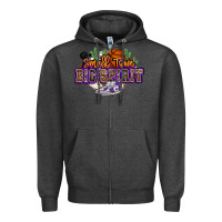 Charcoal Heather small town big spirit basketball Zipper Hoodie - NancyCooperArtShop