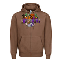 Chestnut small town big spirit basketball Zipper Hoodie - NancyCooperArtShop