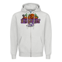 Dove Grey small town big spirit basketball Zipper Hoodie - NancyCooperArtShop