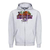 Small Town Big Spirit Basketball Zipper Hoodie | Teevron