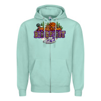 Seafoam small town big spirit basketball Zipper Hoodie - NancyCooperArtShop