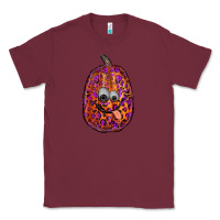 Burgundy watercolor pumpkin leopard Classic Tee - RanaPortraitStore