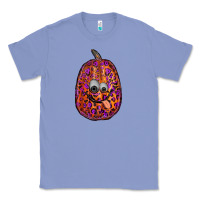 Colony Blue watercolor pumpkin leopard Classic Tee - RanaPortraitStore