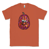 Copper watercolor pumpkin leopard Classic Tee - RanaPortraitStore