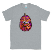 Heather Grey watercolor pumpkin leopard Classic Tee - RanaPortraitStore