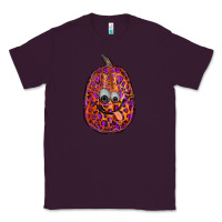 Plum watercolor pumpkin leopard Classic Tee - RanaPortraitStore
