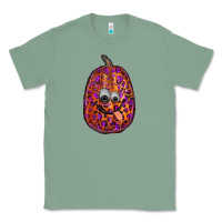 Sage watercolor pumpkin leopard Classic Tee - RanaPortraitStore