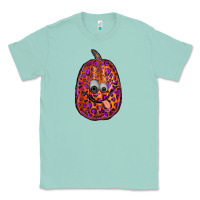 Seafoam watercolor pumpkin leopard Classic Tee - RanaPortraitStore