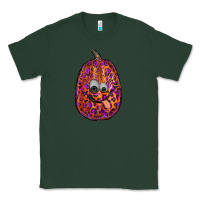 Sports Green watercolor pumpkin leopard Classic Tee - RanaPortraitStore