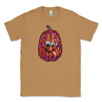 Toasted Coconut watercolor pumpkin leopard Classic Tee - RanaPortraitStore