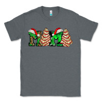 Charcoal Heather mama with christmas tree cake ado Classic Tee - AdoDesignShop