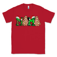 Red mama with christmas tree cake ado Classic Tee - AdoDesignShop