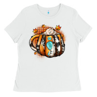 White thanksgiving coffee cup gemstone Ladies Tee - JahusDesignShop