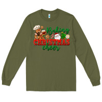 Army Green Baking Christmas cheer Long Sleeve Tee - NancyCooperArtShop