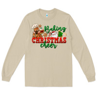 Mushroom Baking Christmas cheer Long Sleeve Tee - NancyCooperArtShop
