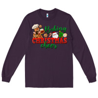 Plum Baking Christmas cheer Long Sleeve Tee - NancyCooperArtShop