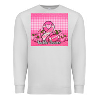 Dove Grey tackle cancer pumpkins football and ribbon Premium Sweatshirt - Jasminsmagicworld