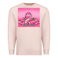 Pale Pink tackle cancer pumpkins football and ribbon Premium Sweatshirt - Jasminsmagicworld