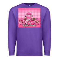 Purple tackle cancer pumpkins football and ribbon Premium Sweatshirt - Jasminsmagicworld