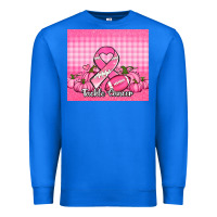 True Royal tackle cancer pumpkins football and ribbon Premium Sweatshirt - Jasminsmagicworld