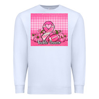 White tackle cancer pumpkins football and ribbon Premium Sweatshirt - Jasminsmagicworld
