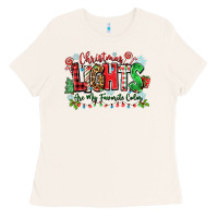 Bone christmas lights are my favorite color Ladies Tee - Zillion Design Studio