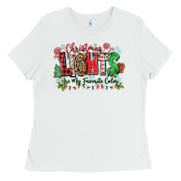 White christmas lights are my favorite color Ladies Tee - Zillion Design Studio