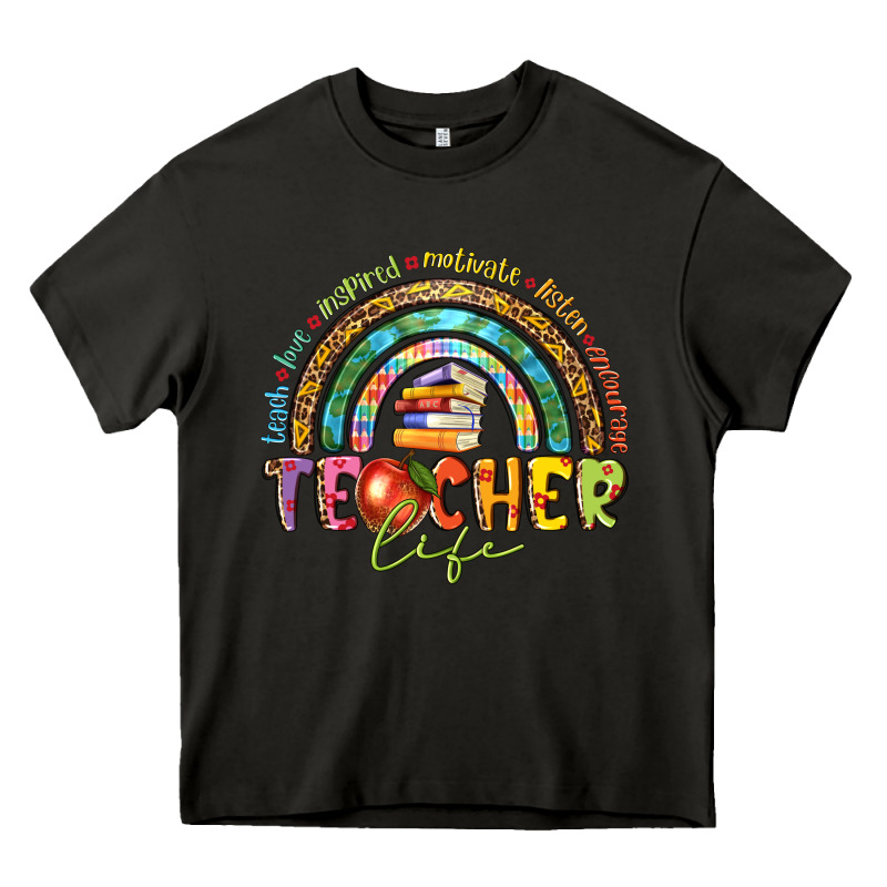 Teacher Life Heavy Core Tee by texasbilliewilder | Teevron