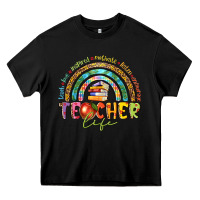 Black teacher life Heavy Core Tee - texasbilliewilder