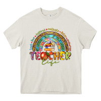 Cream teacher life Heavy Core Tee - texasbilliewilder