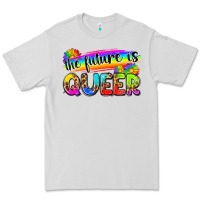 Dove Grey the future is queer Premium Tee - Zillion Design Studio