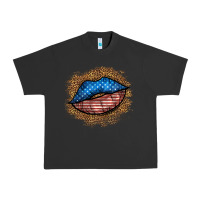 Pigment Black western 4 of july lips Urban Heavy Tee - BundleAndBundleShop