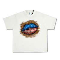 Pistachio western 4 of july lips Urban Heavy Tee - BundleAndBundleShop