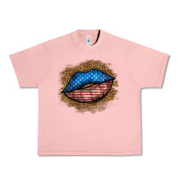 Salmon western 4 of july lips Urban Heavy Tee - BundleAndBundleShop