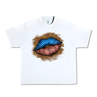 White western 4 of july lips Urban Heavy Tee - BundleAndBundleShop