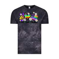 Cloud Black peace love  equality Vintage Tee - AdoDesignShop