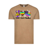 Vintage Coffee peace love  equality Vintage Tee - AdoDesignShop
