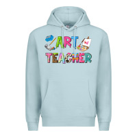 Blue Mist art teacher Premium Hoodie - NancyCooperArtShop