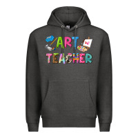 Charcoal Heather art teacher Premium Hoodie - NancyCooperArtShop
