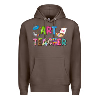 Coffee art teacher Premium Hoodie - NancyCooperArtShop