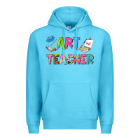 Ocean Blue art teacher Premium Hoodie - NancyCooperArtShop