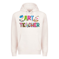 Pale Pink art teacher Premium Hoodie - NancyCooperArtShop