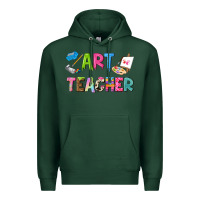 Sports Green art teacher Premium Hoodie - NancyCooperArtShop