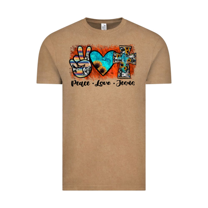 Peace Love Jesus Vintage Tee by JahusDesignShop | Teevron